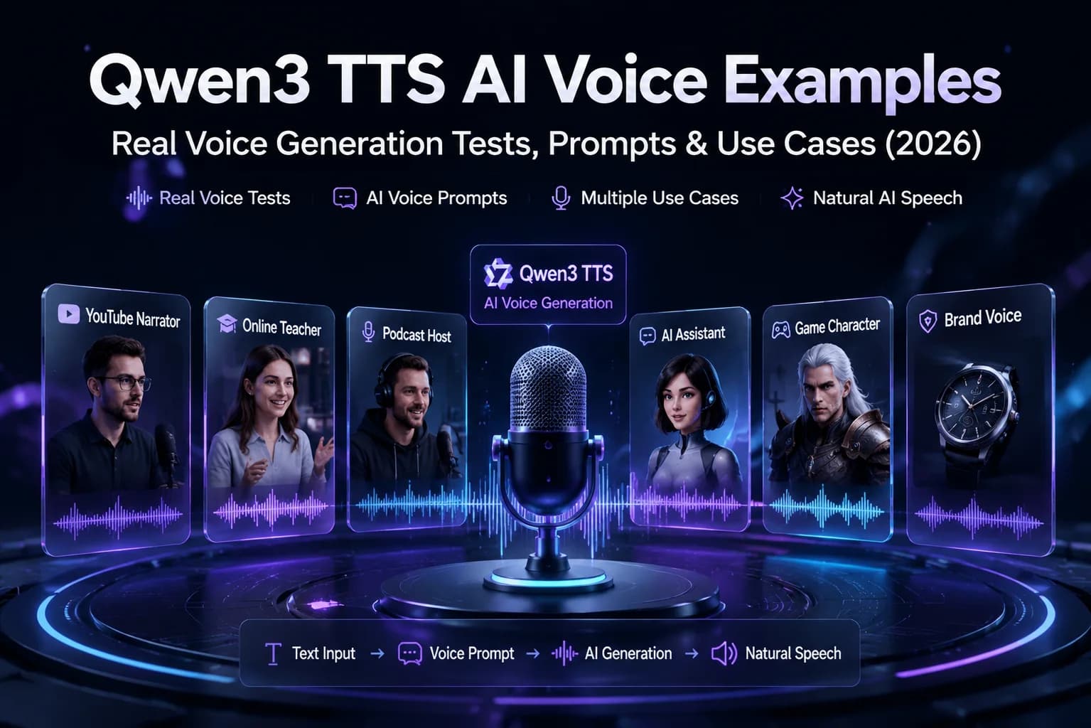 Qwen3 TTS AI Voice Examples: Real Tests, Prompts & Use Cases