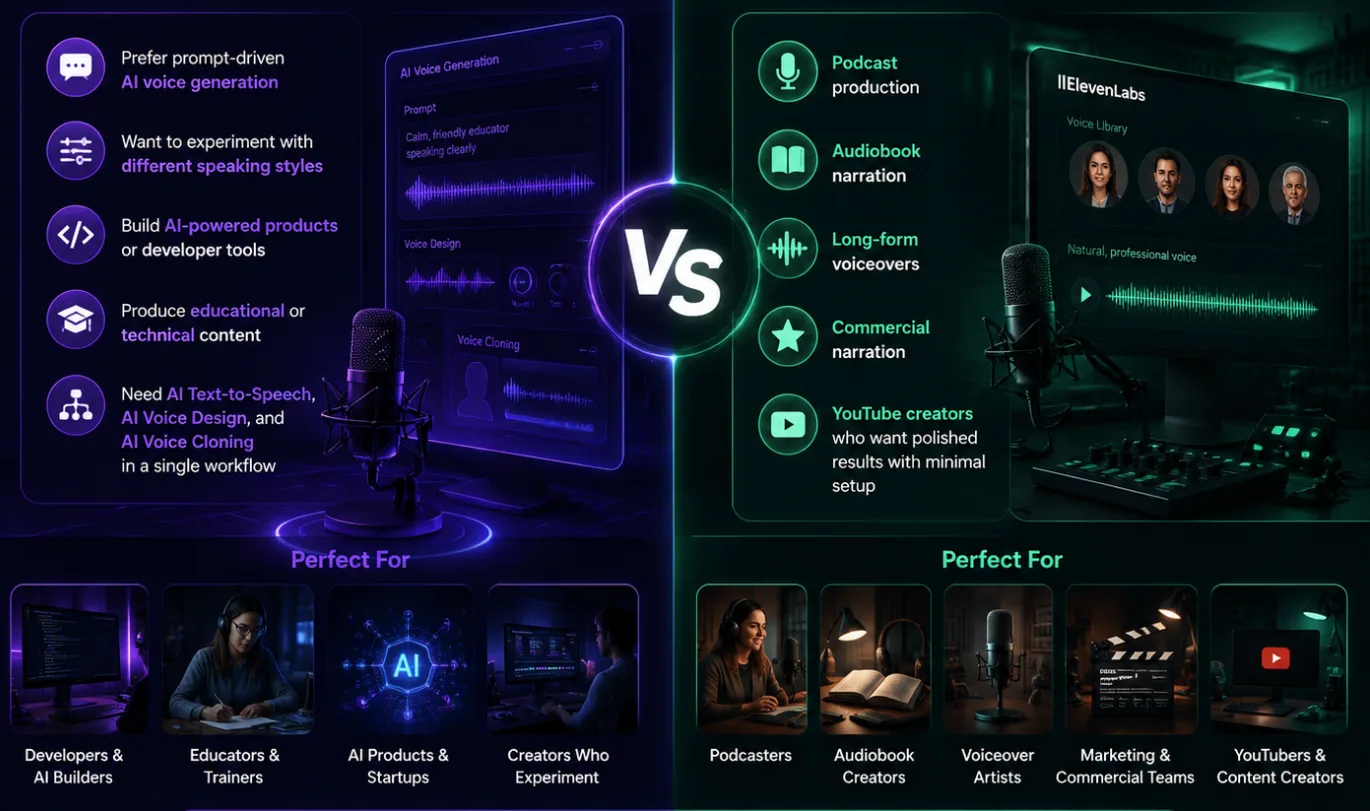 Qwen3 TTS and ElevenLabs use case comparison